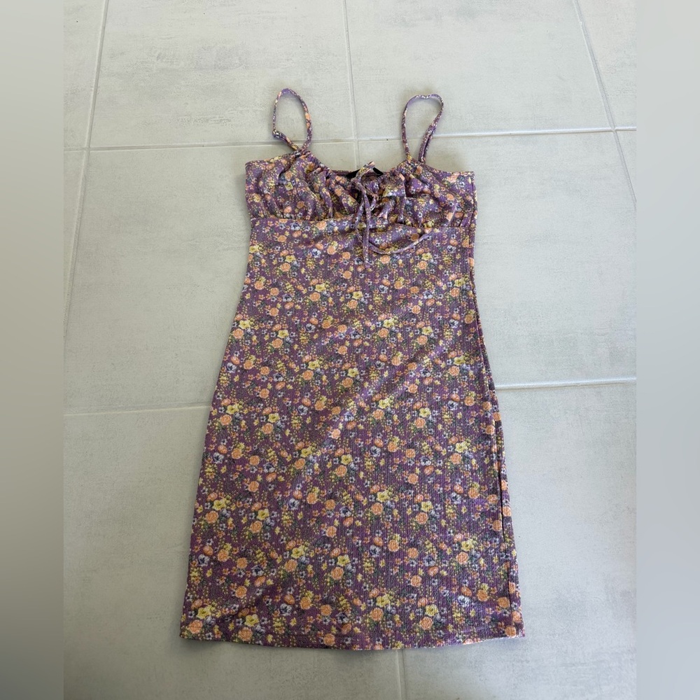Vero Moda Purple Floral Dress